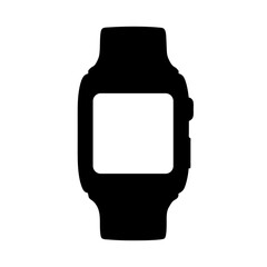 smartwatch icon silhouette glyph
