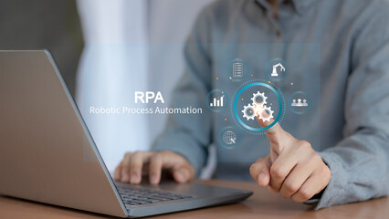 RPA robotic process automation concept