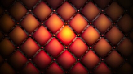 Intricate,  diamond-shaped,  leather-like,  pattern,  with,  warm,  lighting.