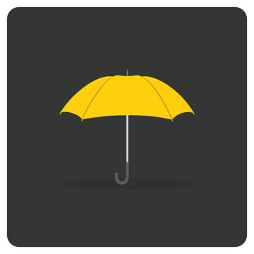 umberella to protect from the rain. umberella vector icon design illustration. umberella flat design vector.