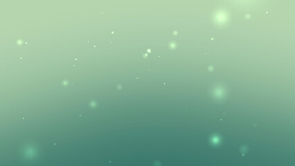 Green gradient with white particle background