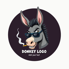 Cartoon vector illustration of a devil character with bat wings and skull features, designed as a Halloween icon or tattoo symbol, featuring a fun, evil face and signature design elements