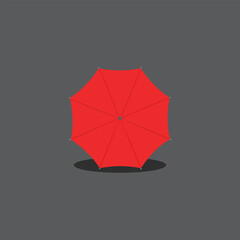 umberella to protect from the rain. umberella vector icon design illustration. umberella flat design vector.