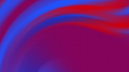 Blurred red and blue background