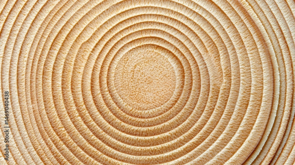 Poster a close-up view of a tree trunk, showcasing the concentric rings and the textured surface.