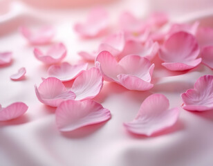 Obraz premium close up of pink rose petals