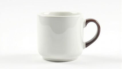 Obraz premium Ceramic Coffee Mug With Brown Handle