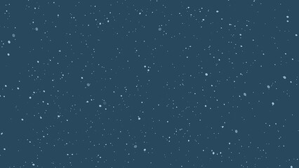Dark blue background with white dots particle