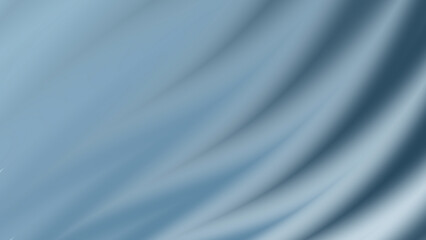 Dark Blue Flowing Gradient Abstract Background With Smooth Curved Light Motion