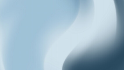 Pale Blue Gradient Abstract Background With Smooth Fluid Curved Motion Lines