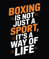 Boxing lifestyle graphic design typography quote for fitness motivation and inspiration