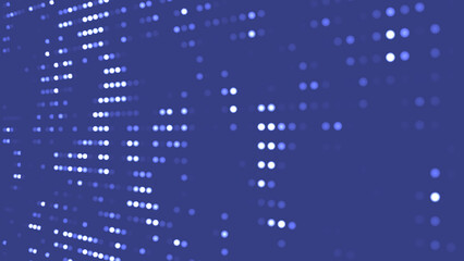 Blue background with white circles