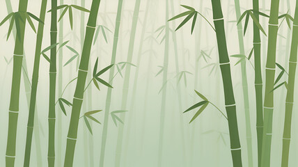 Bamboo Forest Serenity Asian Inspired Tranquility