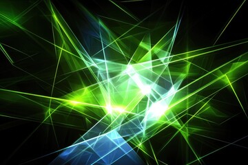 Fototapeta premium Abstract design with vibrant light rays