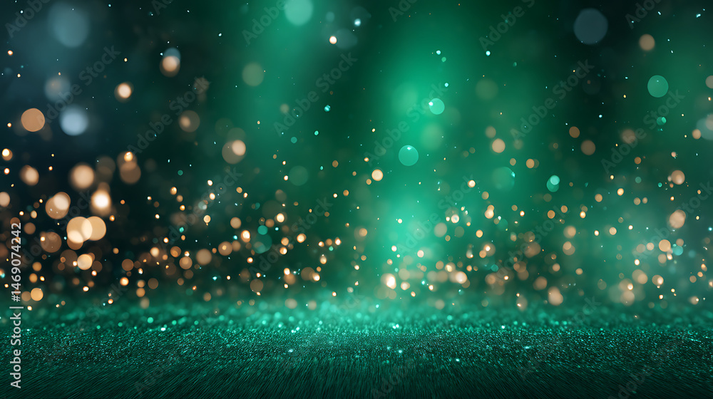 Poster green gradient background grainy glowing light and dark backdrop noise texture effect banner header 