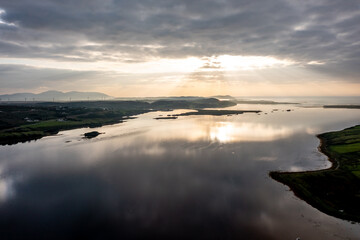 Gweebarra bay in County Donegal, Republic of Ireland