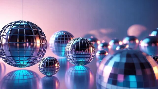 disco ball and lights