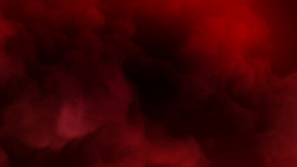 Red smoke with sparks abstract background
