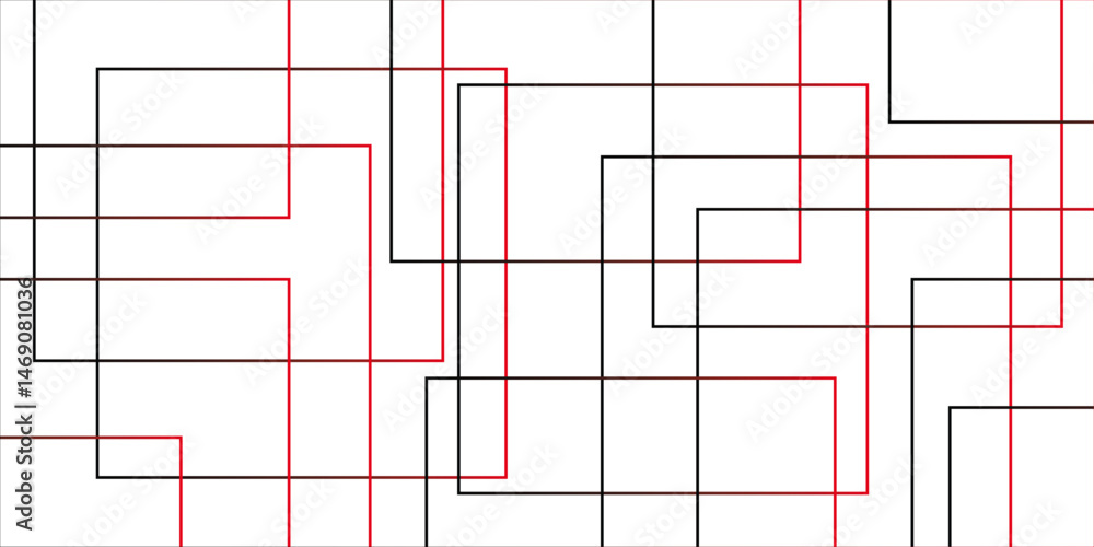 Poster abstract colorful geometric pattern square and random lines. glowing futuristic technology geometric