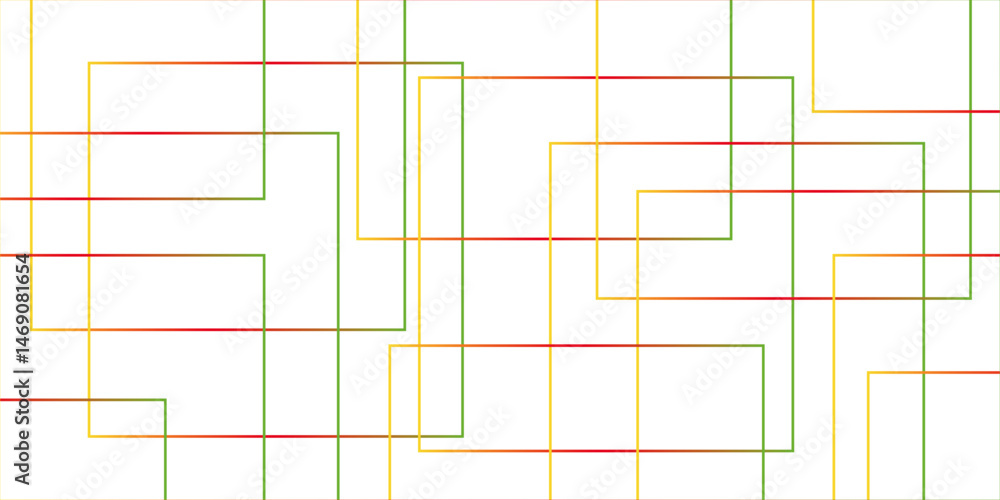 Poster abstract colorful geometric pattern square and random lines. glowing futuristic technology geometric