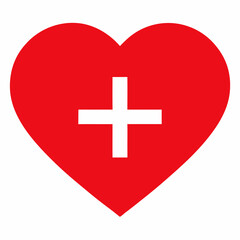 Obraz premium heart with switzerland flag