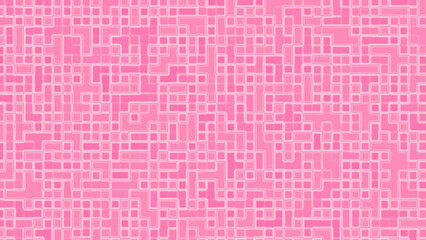 Fototapeta premium Seamless Pastel Pink Geometric Maze Background for Modern Celebrations