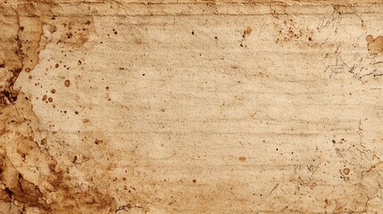 Discover vintage parchment paper with subtle tea stains & faded ink marks, perfect for old-world designs, historical projects, and antique-themed artwork