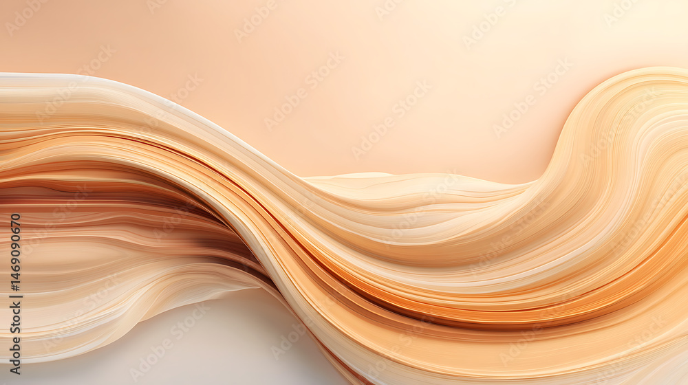 Poster abstract beige brown color gradient dark background grainy noise texture banner website header desig