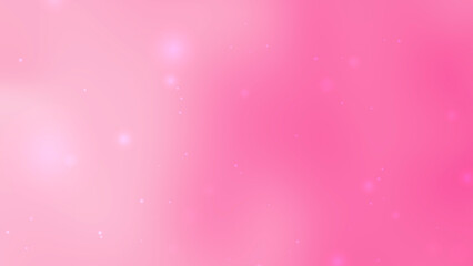 Pastel Pink Bokeh Background with Glowing Light Particles Effect