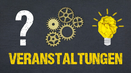 Obraz premium Veranstaltungen 