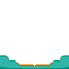 Obraz premium Islamic Footer