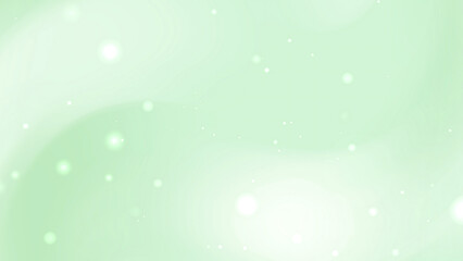 Green and white abstract background with scattered white dots