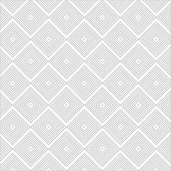 Abstract Geometric Pattern with Concentric Squares and Lines