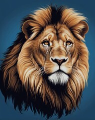 Fototapeta premium head of lion