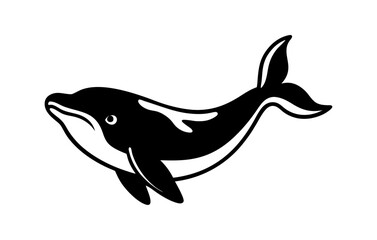 Fototapeta premium Dolphin vector illustration