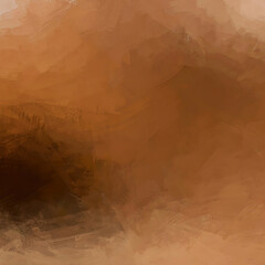 square muted earth tones of various shades of brown orange, and a touch of light blue gray predominantly blended seamlessly brushstrokes creating a textured effect right