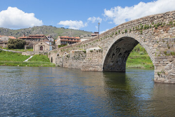 Medieval bridge of Barco de Avila, Spain