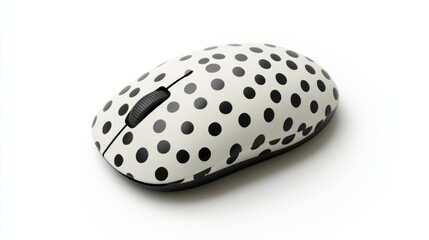Stylish polka dot wireless mouse