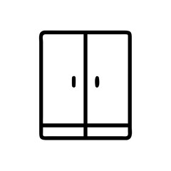 Double Door Closet Icon Design