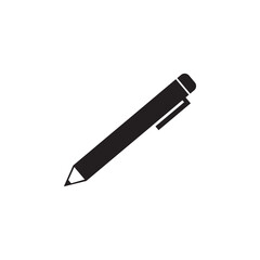 Simple Solid Black Pen Writing Tool