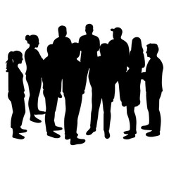 Architectural Drawings people vector illustration, top view, human person Minimal style hand drawn