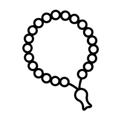 Tasbih Rosary Icon Design