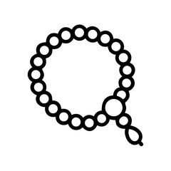 Tasbih Rosary Icon Design