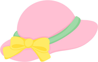 illustration garden hat