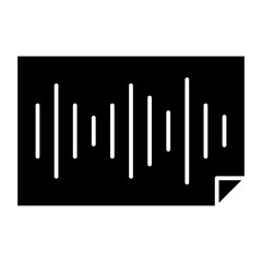  Voice Print glyph icon