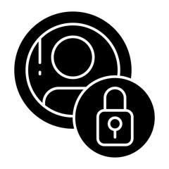 Privacy glyph icon
