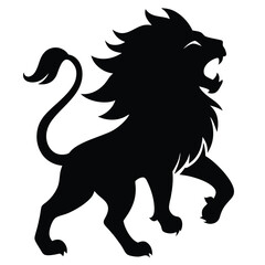 Obraz premium vector illustration of a lion