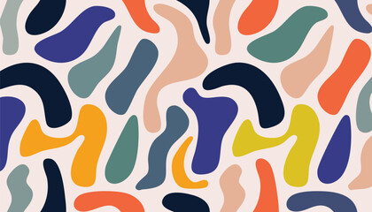 4. Wavy Gradient Playful Organic Forms