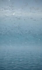 Obraz premium Subtle light blue gradient, calming ocean vibe, abstract texture, dreamscape, peaceful, illustration