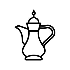Arabic Coffee Pot Icon Design
